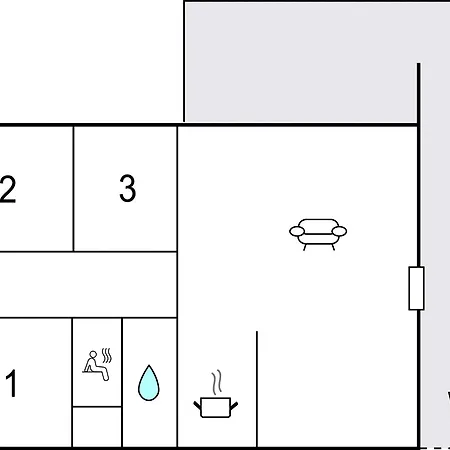 Сasa de vacaciones Stunning In With Kitchen *